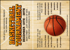 Basketball Court  Postcard Mailer
