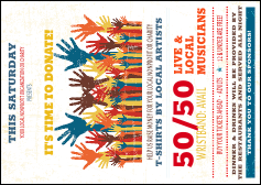 Fundraising Hands Postcard Mailer