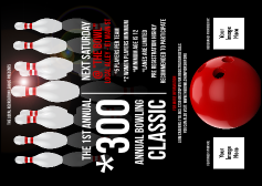 Bowling Classic Postcard Mailer