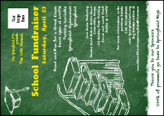 Education Chalk Board Postcard Mailer