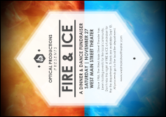 Fire and Ice Postcard Mailer