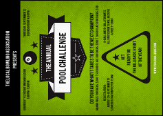 Billiards  Postcard Mailer