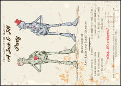 Robot Jack & Jill Postcard Mailer