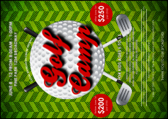 Golf Camp Postcard Mailer