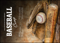 Baseball Camp Postcard Mailer