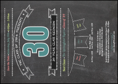 Class Reunion  Postcard Mailer