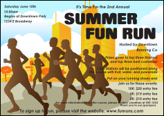 Fun Run Postcard Mailer