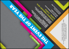 Retro Colors Postcard Mailer