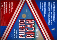 Puerto Rico Flag  Postcard Mailer