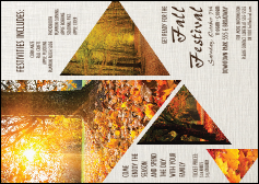 Fall Geometric Postcard Mailer
