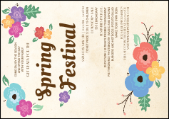 Spring Festival Postcard Spring Festival Postcard