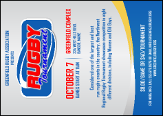 Rugby Tournament 2 Postcard