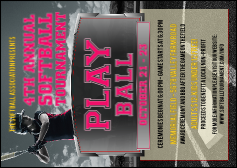 Softball Challenge Postcard