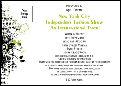 Fashion Show Postcard Mailer