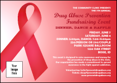 Red Ribbon Postcard Mailer