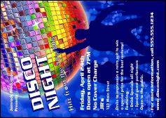Disco Postcard
