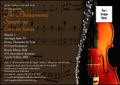 Symphony Postcard Mailer