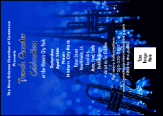 Jazz Concert Postcard Mailer