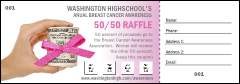 Money Ribbon Raffle Ticket