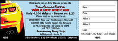 Dream Car Raffle Ticket Color