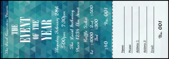All Purpose Blue Raffle Ticket