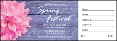 Spring Festival 2 Raffle Ticket
