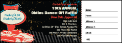 Oldies Raffle Ticket