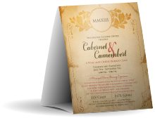 Year Parchment Paper Table Tent