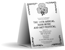 St. Patrick's Day Table Tent