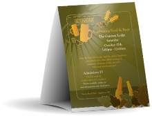 Oktoberfest Green Table Tent
