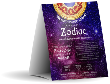 Astrology Table Tent