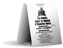 Haunted House  Table Tent
