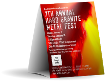 Heavy Metal Table Tent