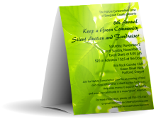 Nature Series - Green Leaves Table Tent