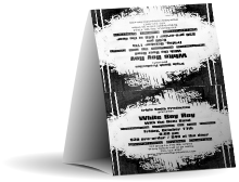 Hip Hop BW Table Tent