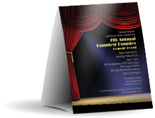 Stand Up Comedy Table Tent