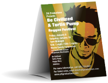 Reggae Table Tent