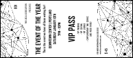 All Purpose Geometric Black and White VIP Pass