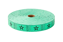 Single Roll Tickets Green Star