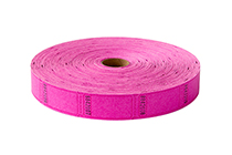 Single Roll Tickets Pink Blank