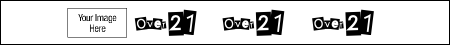 Over 21 Tyvek Wristband