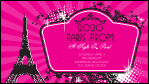 Paris Pink and Black Facebook Event Cover