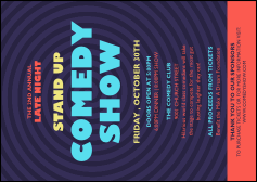 Comedy Spirals Club Flyer