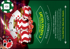 Casino Chips Club Flyer