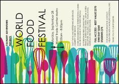 World Food Festival Club Flyer