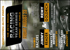 Auto Racing Club Flyer