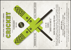 Cricket Club Flyer