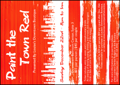 Paint The Town Red Poster