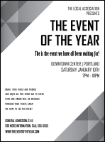 All Purpose  Corners Black and White Flyer