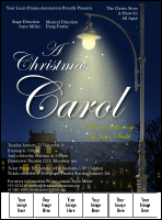 Christmas Carol Logo Flyer